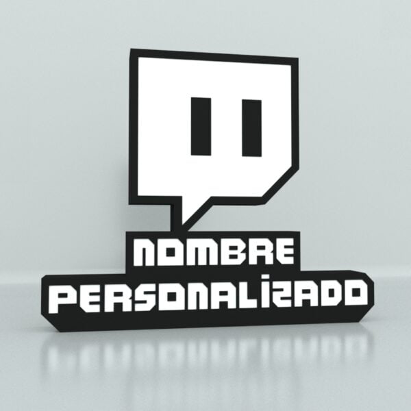 Lámpara led TWITCH PERSONALIZADA - Imagen 3