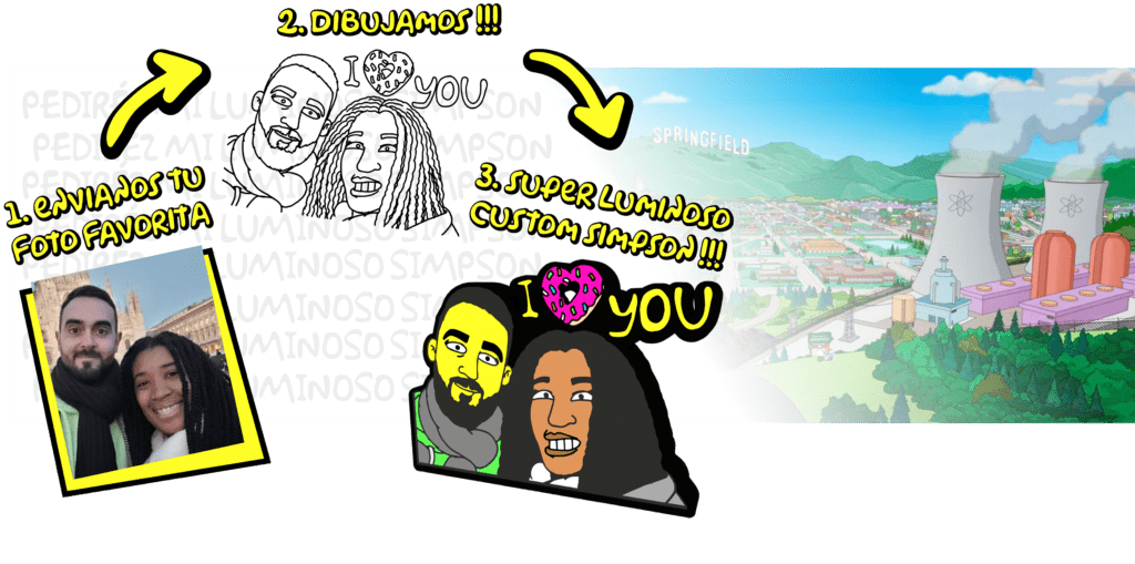 baner simpson personalizado