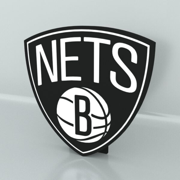 letrero luminoso lámpara led NBA NETS LOGO